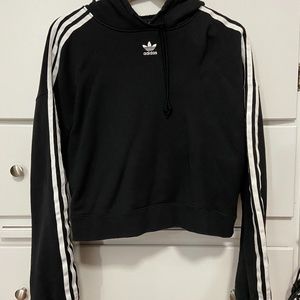 Adidas Cropped Hoodie Size Medium